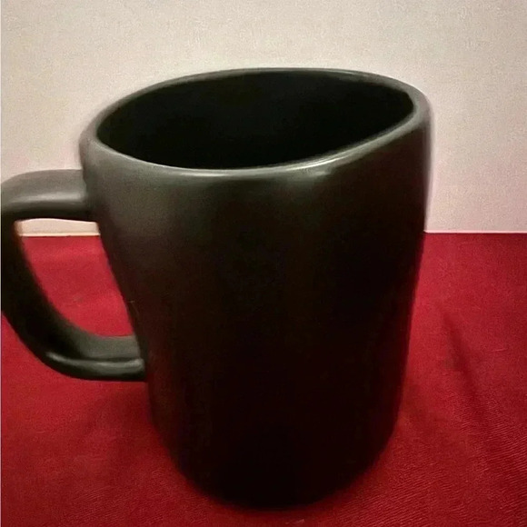 Rae Dunn FRIYAY Black Coffee Tea Beverage Mug with White Lettering - Picture 2 of 4